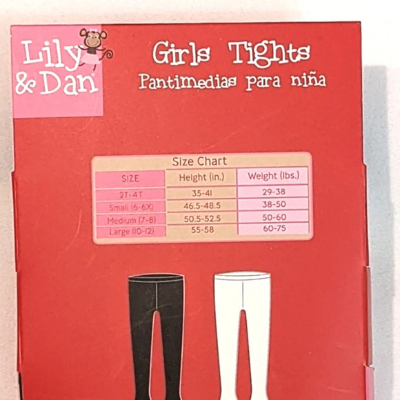 Girls 2 Pk Girls Tights - Picture 2 of 2